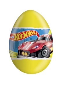 Ou Ciocolata, ZAINI, Hot Wheels, 24 X 20 g - Img 3