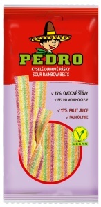 Panglici Gumate Multicolore PEDRO, 80g, (20 Pungi/Cutie) - Img 2