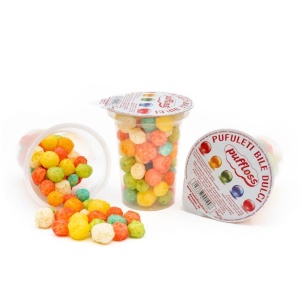 Pufuleti Bile dulci pahar, PUFFLOSS, 12 X 20 g - Img 2