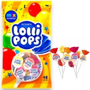 ROSHEN LolliPops Yoghurt – Acadele cu iaurt și fructe 920 g, 48 buc - Img 3