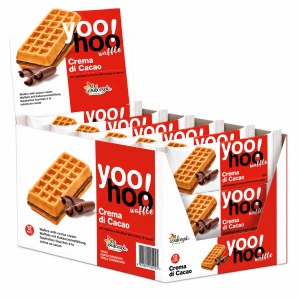 YOOHOO Gofre Sandwich cu Cremă de Cacao 50g (12 Buc/Cutie)