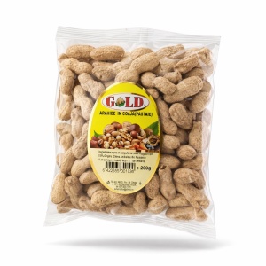 Bax 10 pungi Arahide in coaja pastai GOLD, prajite si sarate, 200 g - Img 3