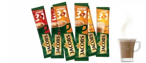Cafea instant, JACOBS, 3 in 1, Original, 24 plicuri X 12.6 g - Img 2