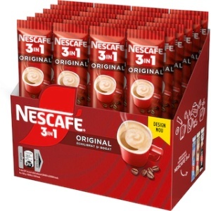 Cafea instant, Nescafe, 3 in 1, Original, 24 plicuri X 15.5 g - Img 4