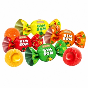 Dropsuri Roshen Bim-Bom cu umplutură cu arome de fructe, 1 kg