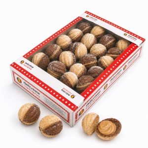 Fursecuri Nuci cu cremă de unt de arahide IULIANO 500 g