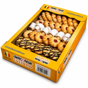 Fursecuri STAR, asortate cu cornulete, 600 g
