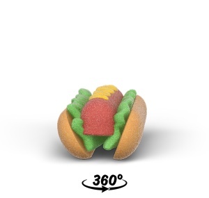Marshmallow acrișor în formă de hot dog RELKON Yammiez, 50 g - Img 4