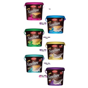 Napolitane MORELLO, crema de lapte, 1 kg - Img 2