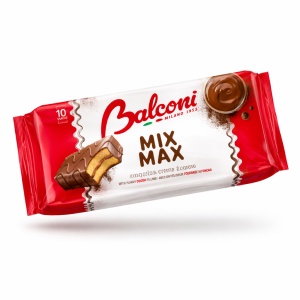 Prajituri glazurate, BALCONI, Mix Max Ciocolata, 10 x 35 g - Img 5