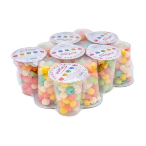 Pufuleti Bile dulci pahar, PUFFLOSS, 12 X 20 g - Img 4