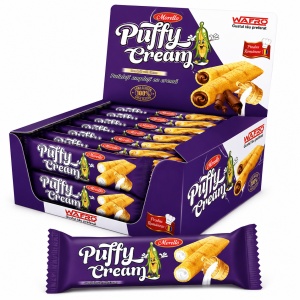 Rulouri MORELLO, Puffy Cream lapte, 24 X 18 g