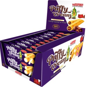 Rulouri MORELLO, Puffy Cream lapte, 24 X 18 g - Img 3