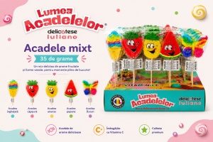 Acadele Mix SWEEBO Fructe, Înghețată și Fluture 40 x 35 g - Img 2