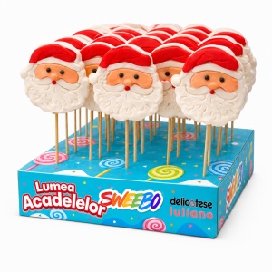 Acadele Mos Craciun SWEEBO, 45g x 40 buc/set