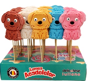 Acadele Puppy Pop SWEEBO, 40 g X 40 buc/set - Img 3