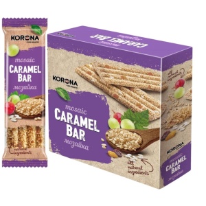 Batoane Caramel Bar Mozaic, KORONA, 15 X 45 G - Img 3