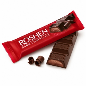 Batoane de ciocolată neagră cu fondant de cacao Roshen, 30 × 29 g - Img 5