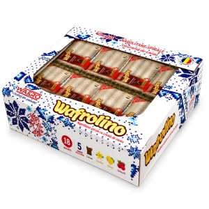 Bax Mixat WAFROLINO Spirale 56 g, MORELLO – 5 Sortimente (18 buc/bax) - Img 2