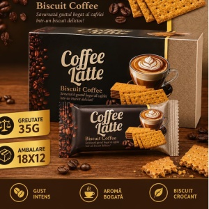 Biscuiți Coffee Latte MIX 35g (18 Buc/Cutie) - Img 4