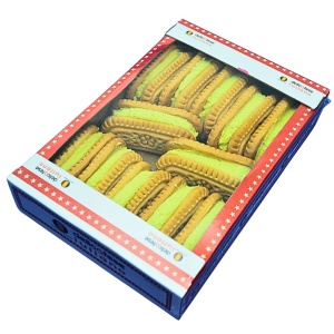 Biscuiti IULIANO, crema fistic, 380 g - Img 2