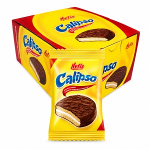 Biscuiti NEFIS, Calipso glazurati, 24 X 20 g