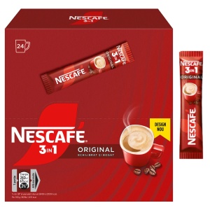 Cafea instant, Nescafe, 3 in 1, Original, 24 plicuri X 15.5 g - Img 5