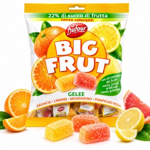 DUFOUR Big Frut Jeleuri Moi cu Suc de Citrice 150g - Img 3