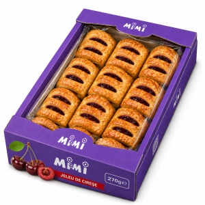 MIMI Pernuțe din Foietaj cu Umplutură de Cireșe 270G