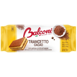 Prajituri BALCONI, Trancetto Cacao, 10 x 28 g - Img 3
