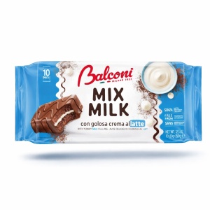 Prajituri glazurate, BALCONI, Mix Max Lapte, 10 x 35 g - Img 3