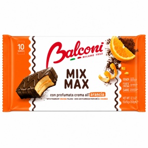 Prajituri glazurate, BALCONI, Mix Max portocale, 10 x 35 g - Img 2