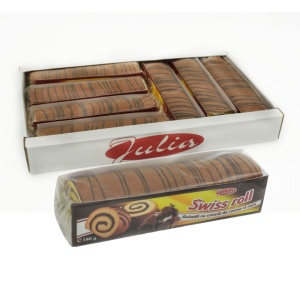 Rulade JULIA, cu crema cacao si rom 180 g - Img 3