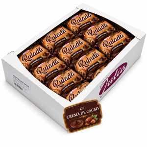 Rulade JULIA, cu crema de cacao, 30 X 55 g