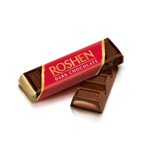 Batoane de ciocolată neagră cu fondant de cacao Roshen, 30 × 29 g - Img 3