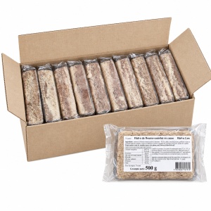Bax Halva Lux cu cacao, felii, 10 × 500 g