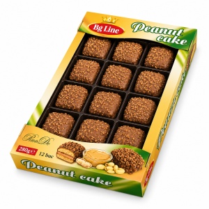 BG LINE Mini Prăjitură cu Cremă de Arahide 280G