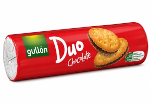 Biscuiți GULLON Duo Sandwich cu Cremă de Cacao 250 g (18/bax) - Img 2