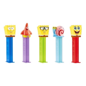 Dispenser PEZ SpongeBob cu 2 rezerve de bomboane, 17 g - Img 2