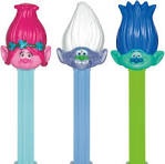 Dispenser PEZ Trolls cu 2 rezerve de bomboane, 17 g - Img 3