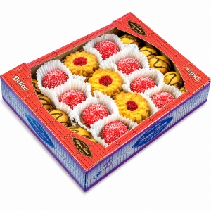 Fursecuri DELICE, Asortate flori jeleu, 400 g