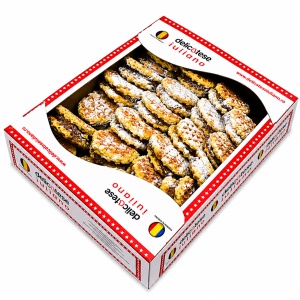 Fursecuri IULIANO, Faguri crema cacao si rom, 750 g
