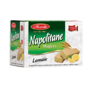 Napolitane MORELLO, crema de lamaie, 3 kg (10 x 300g)