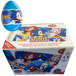 Ou Ciocolata ZAINI, cu surprize, Sonic, 24 X 20 g - Img 2