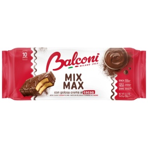 Prajituri glazurate, BALCONI, Mix Max Ciocolata, 10 x 35 g - Img 6
