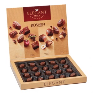ROSHEN Assortment Elegant Praline Asortate în Ciocolată cu Lapte 145 g - Img 2
