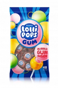 ROSHEN LolliPops Cola Gum – Acadele cu gust de cola și gumă 920 g, 48 buc - Img 5