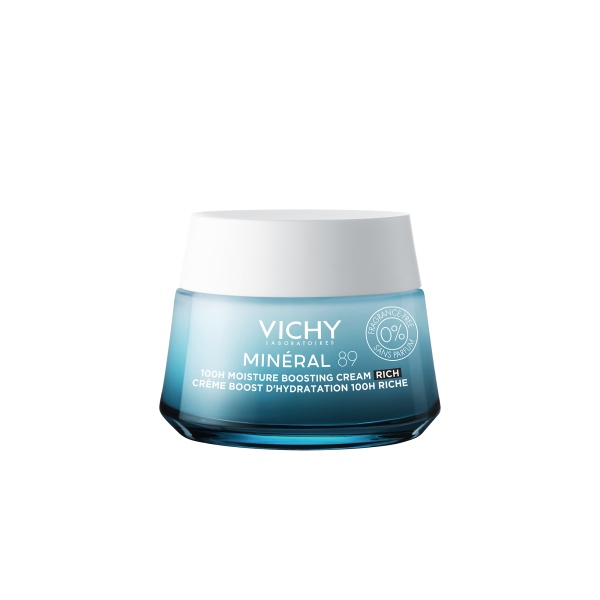 Crema intens hidratanta 72h pentru ten uscat Mineral 89, 50 ml, Vichy