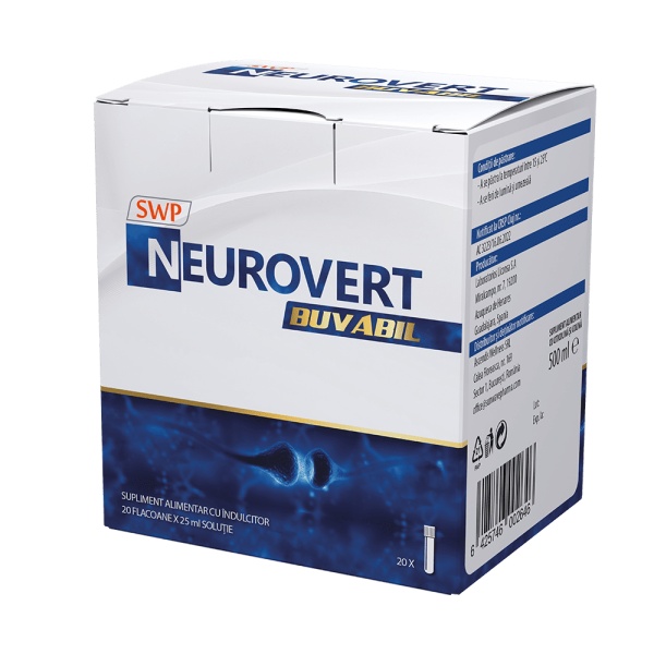 Neurovert buvabil, 20 flacoane, Sun Wave Pharma