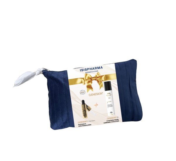 Pachet Promoțional GeneSkin – Pouch Albastru Închis Catifea